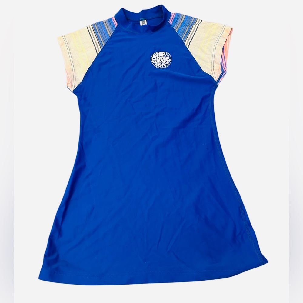 Rip Curl Blue and Yellow Swim Coverup szS